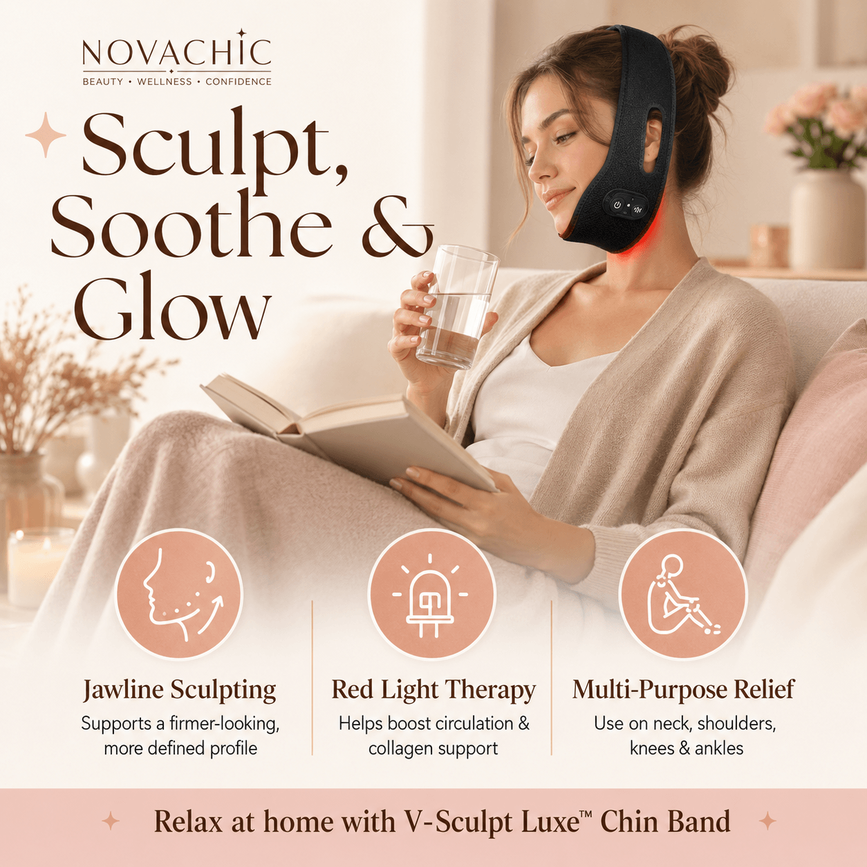 V-SculptLuxe™ Chin Band