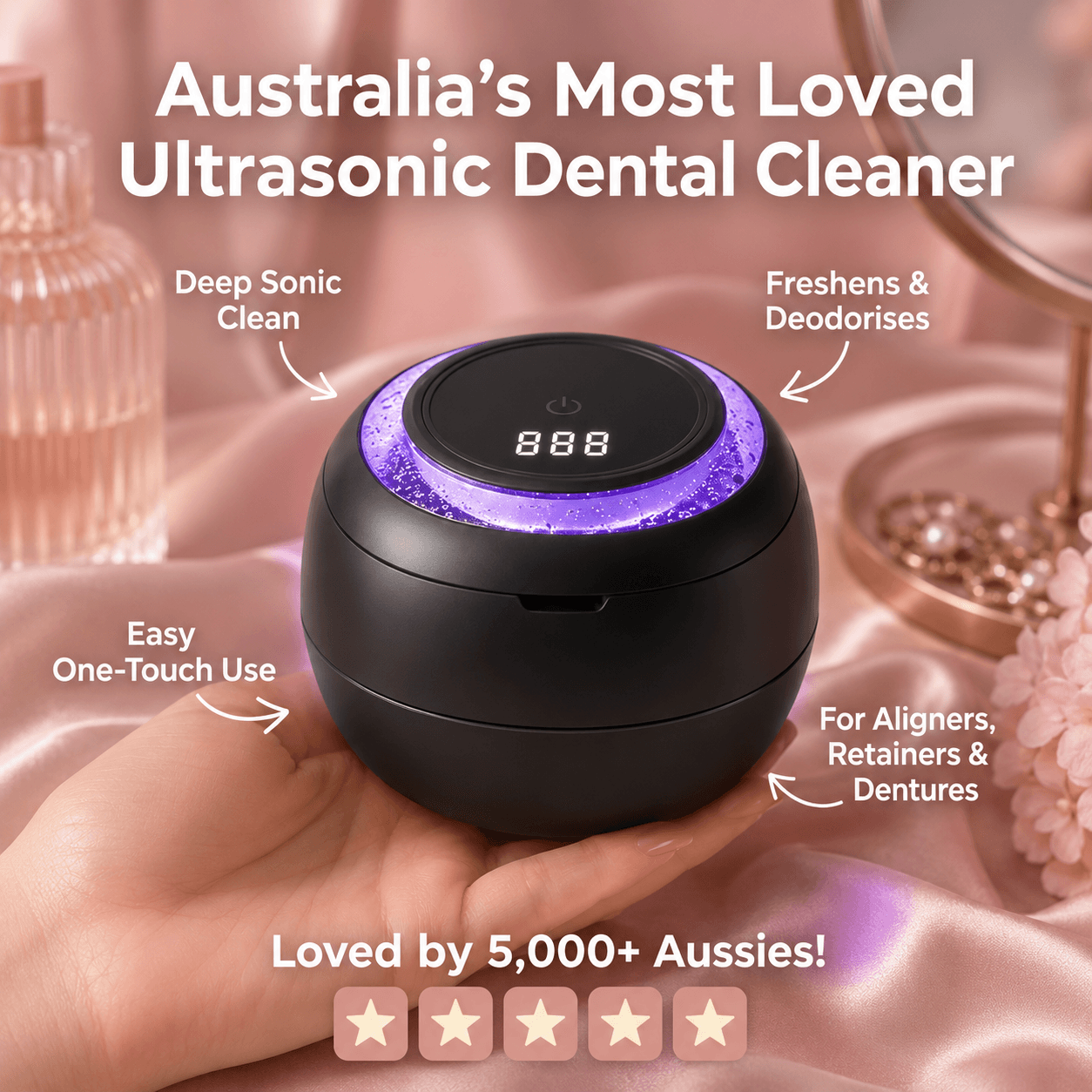 SmileLuxe™ Ultrasonic Dental Cleaner