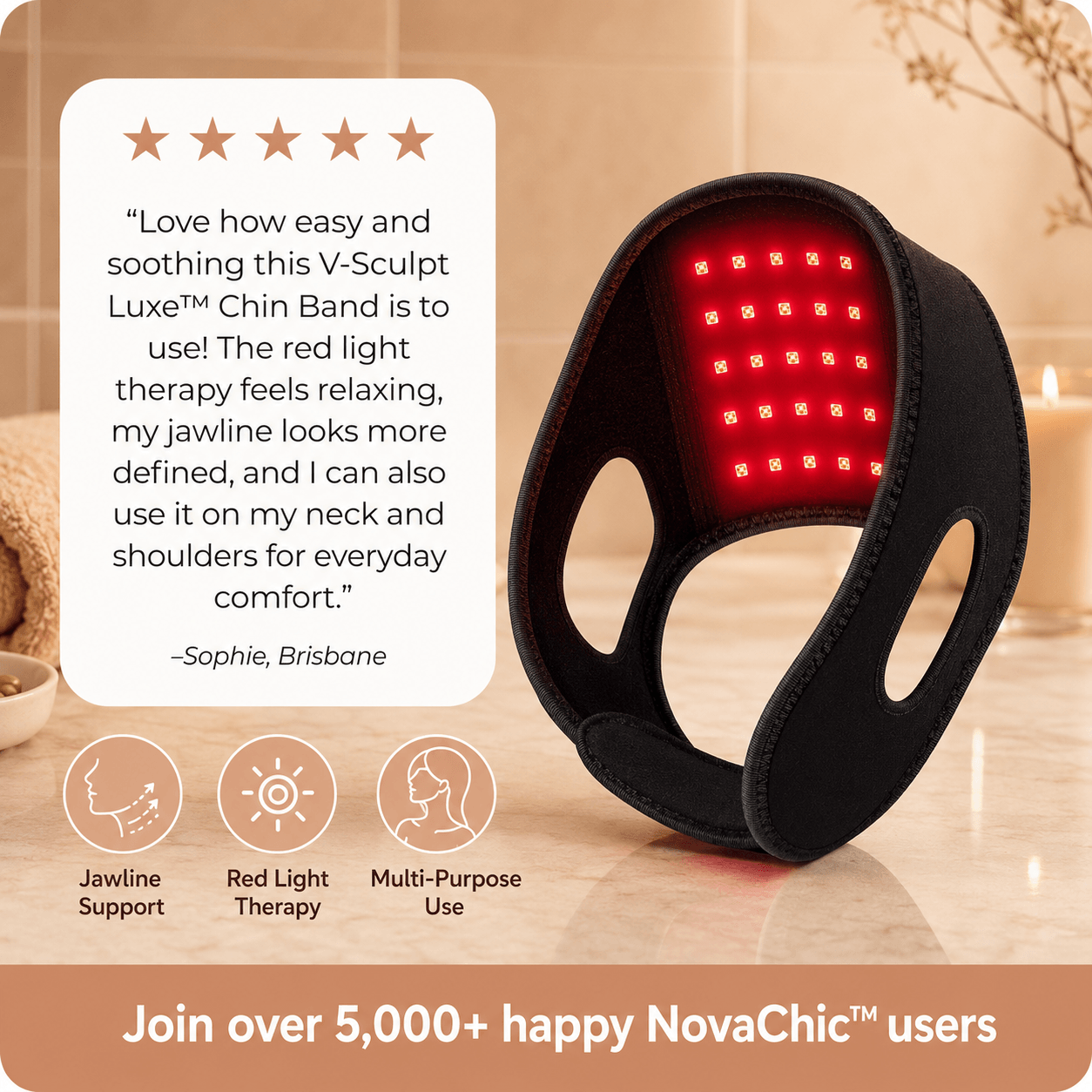 V-SculptLuxe™ Chin Band