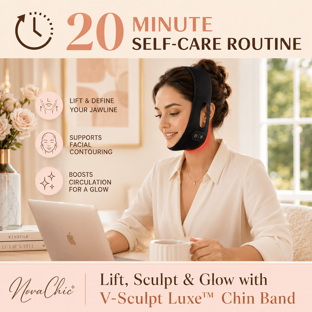 V-SculptLuxe™ Chin Band