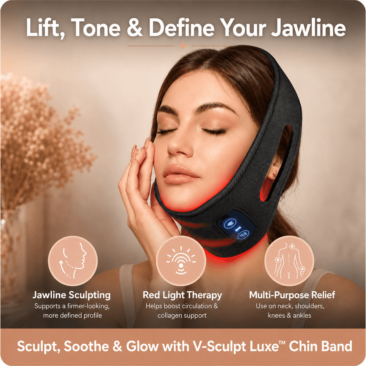 V-SculptLuxe™ Chin Band