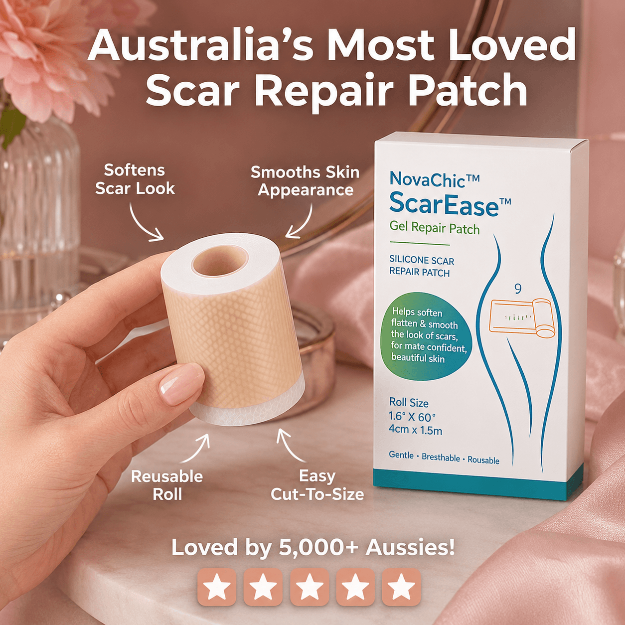 ScarEase™ Gel Repair Patch