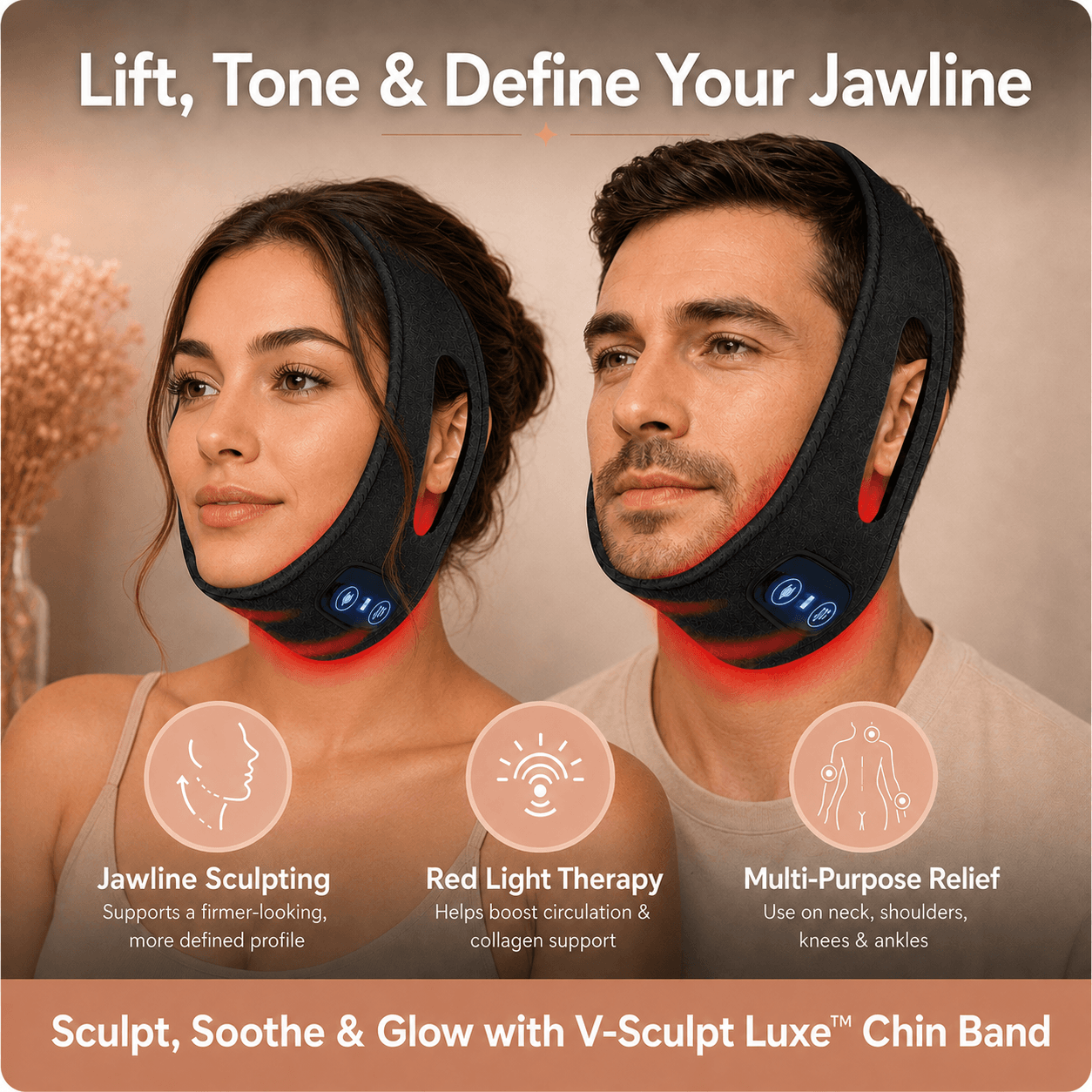 V-SculptLuxe™ Chin Band
